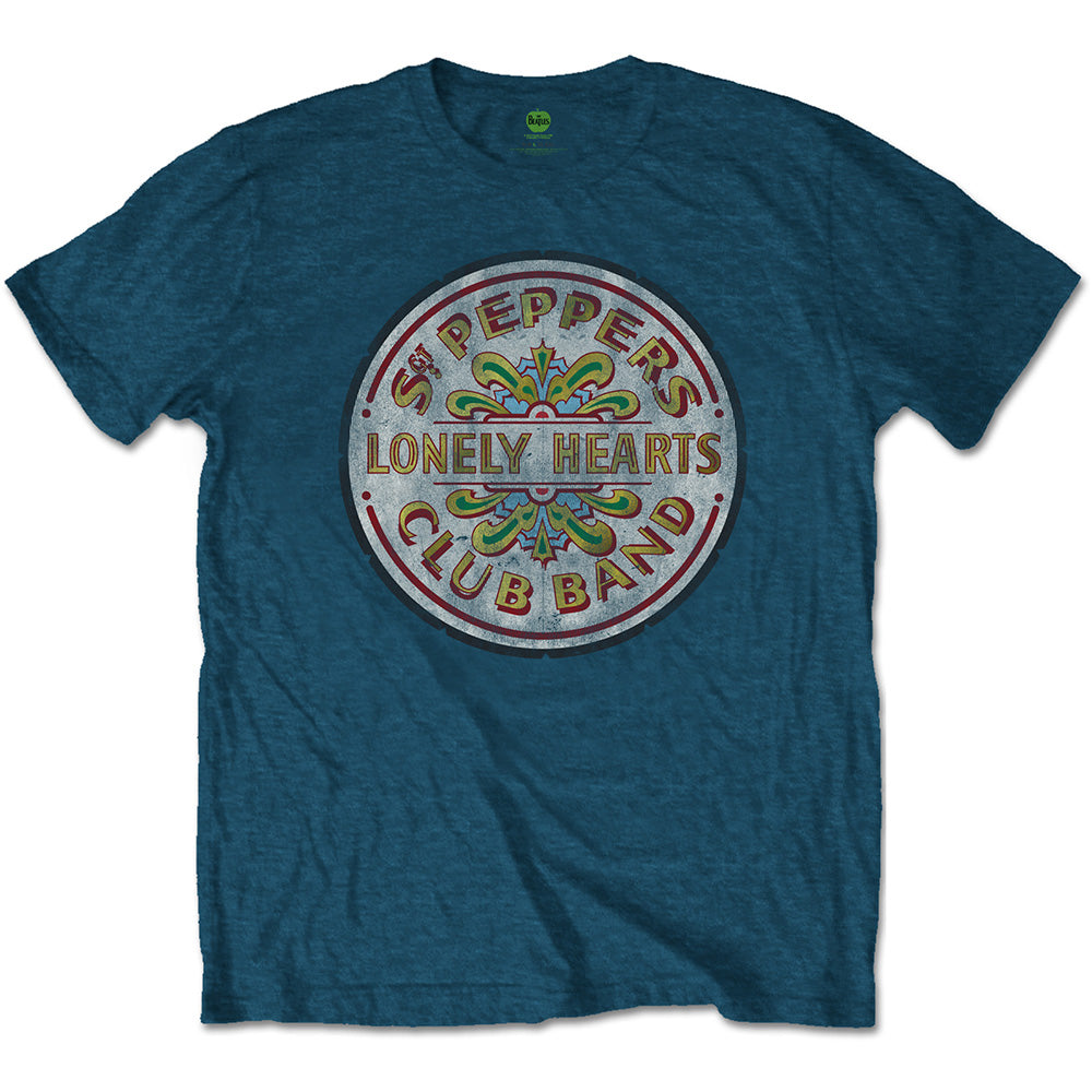 THE BEATLES UNISEX TEE: SGT PEPPER DRUM