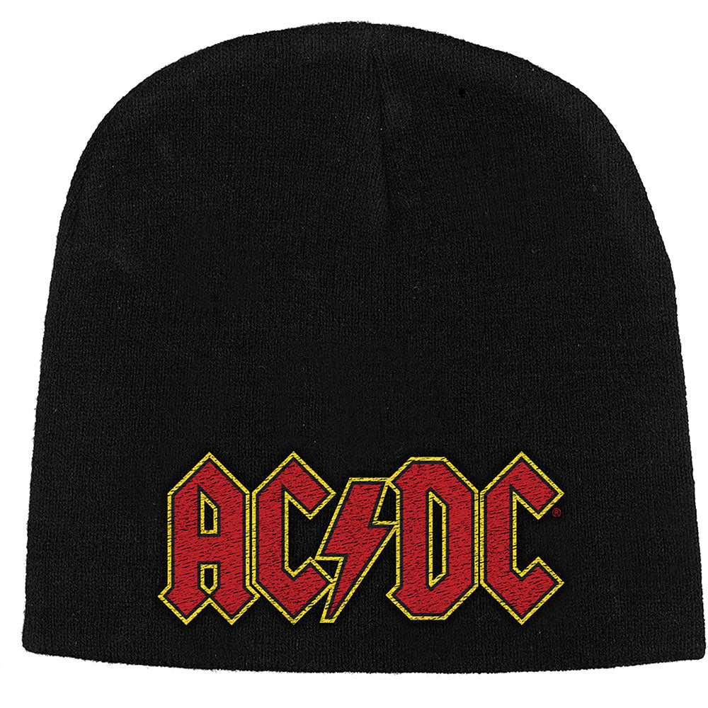 AC/DC UNISEX BEANIE HAT: LOGO