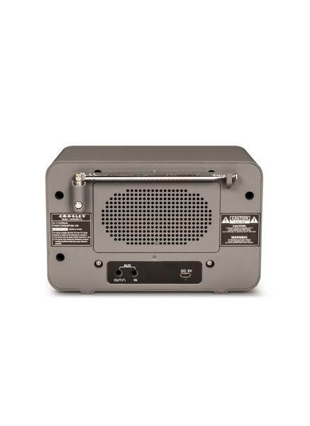 Crosley Tribute AM/FM Radio w/ Bluetooth - Charcoal