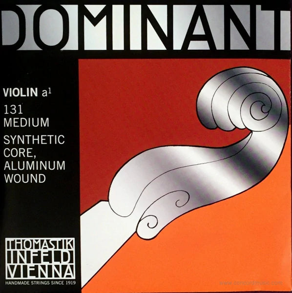 Thomastik-Infeld Dominant Violin Single A String 4/4 - Synthetic/Aluminum Wound
