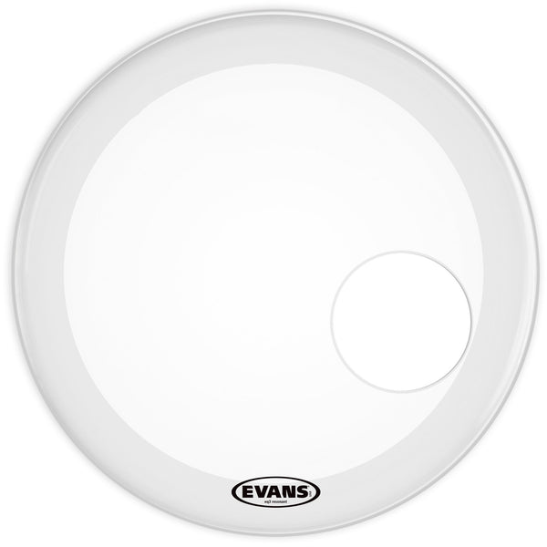 Evans EQ3 Resonant Smooth White 18" Bass Drum Head