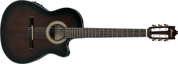 Ibanez Classical Acoustic Electric Guitar GA35TCE, Dark Violin Sunburst High Gloss