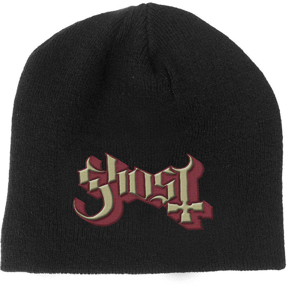 GHOST UNISEX BEANIE HAT: LOGO