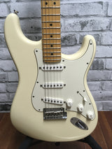 USED: 2009 Fender American Standard Stratocaster - Olympic White w/ Hard Shell Case