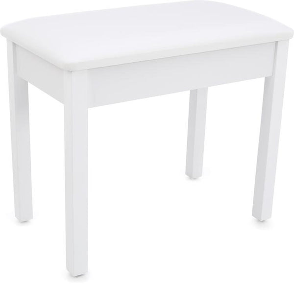On-Stage Keyboard/Piano Bench, White