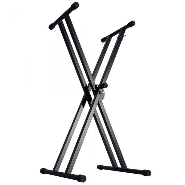 On-Stage Double-X Keyboard Stand With Bolted Construction