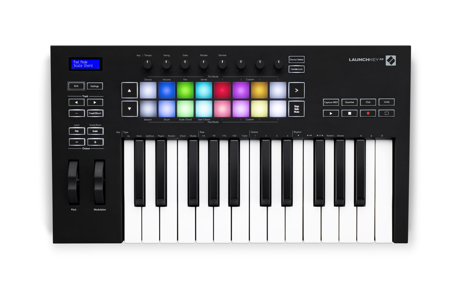 Novation Launchkey 25-Key Fully Integrated Midi Keyboard Controller