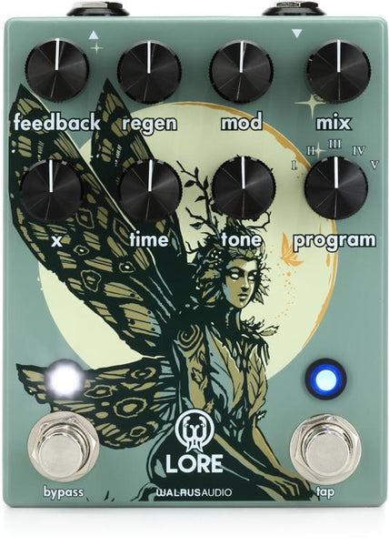 Walrus Audio Lore Reverse Soundscape Generator Reverb Pedal