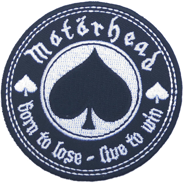 MOTORHEAD STANDARD PATCH: BORN TO LOSE, LIVE TO WIN