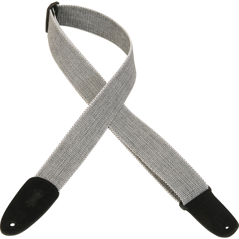 LEVY'S CLASSIC SERIES 2" TWEED GUITAR STRAP, MT8-WHT