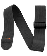 Martin & Co. Nylon/Leather-End Guitar Strap with Pick Holder, Black