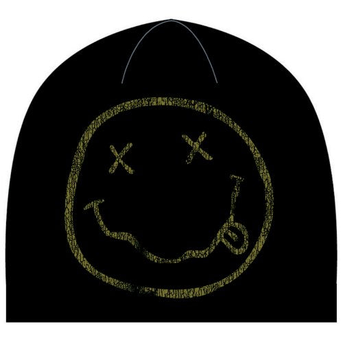 NIRVANA UNISEX BEANIE HAT: SMILEY