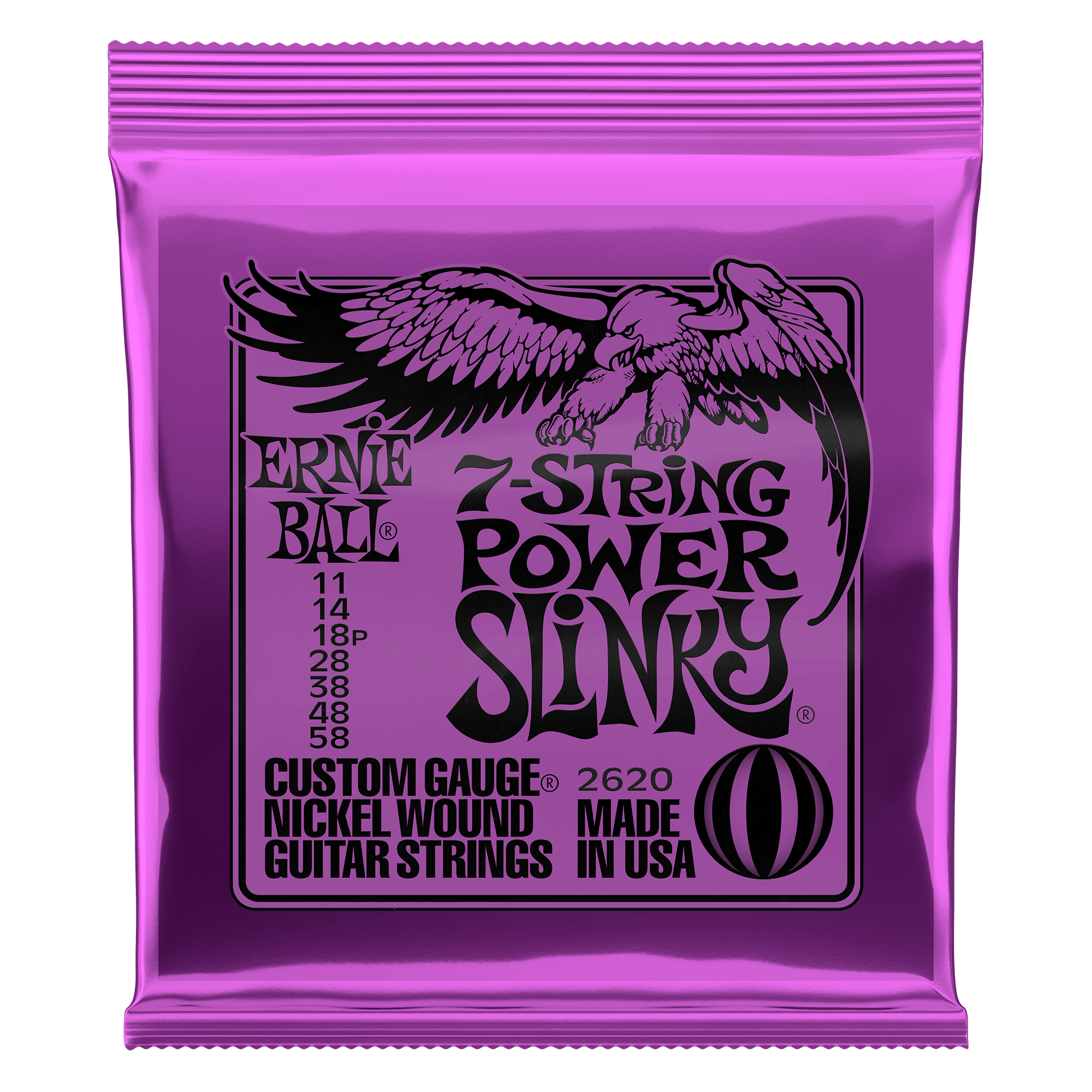 Ernie Ball Slinky Electric Guitar Strings 7 String