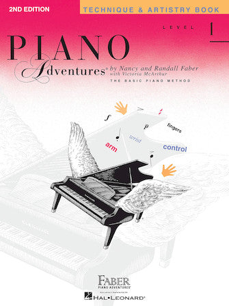 Hal Leonard Faber Piano Adventures® - Technique & Artistry Book -  Level 1, 2nd Edition