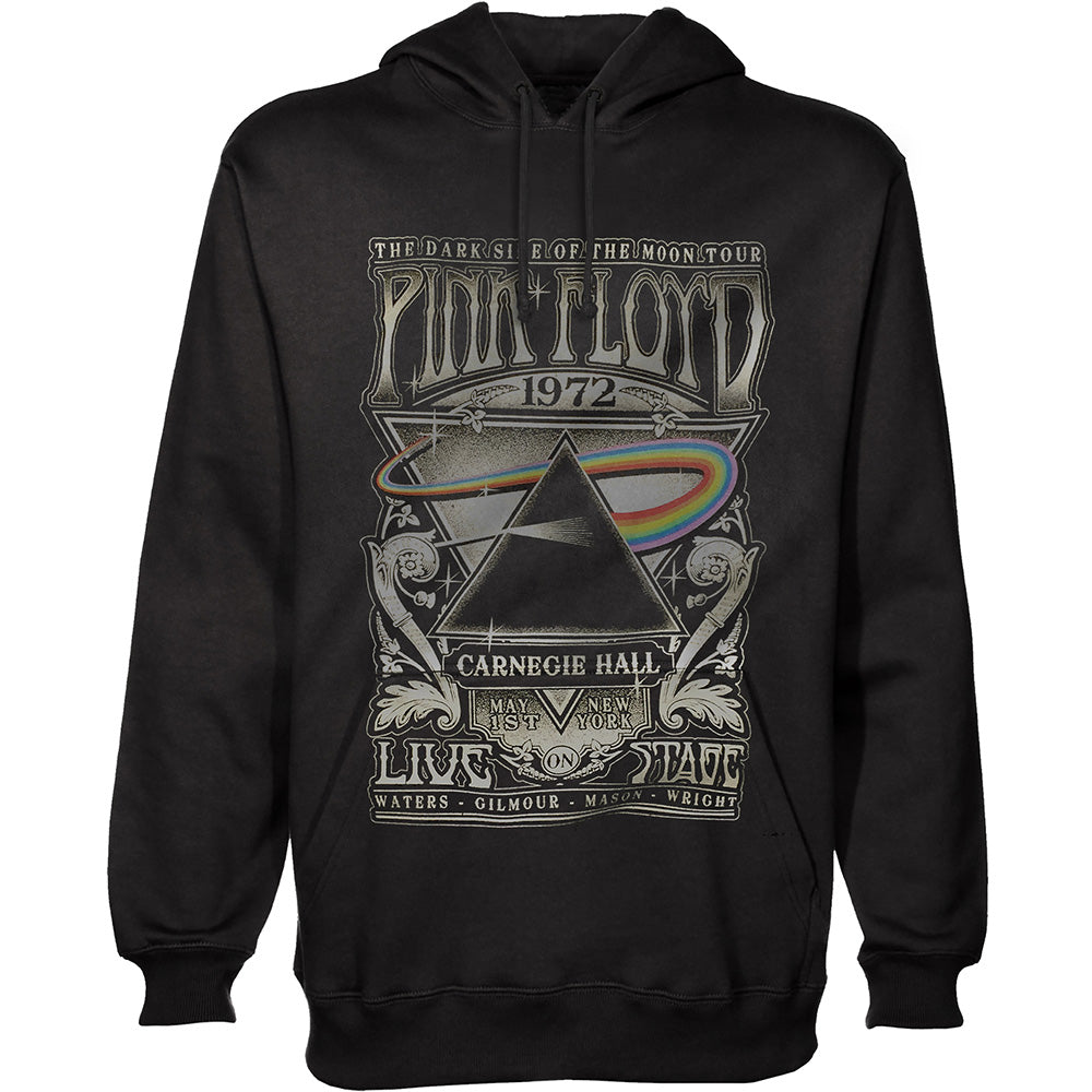 PINK FLOYD UNISEX PULLOVER HOODIE: CARNEGIE HALL POSTER