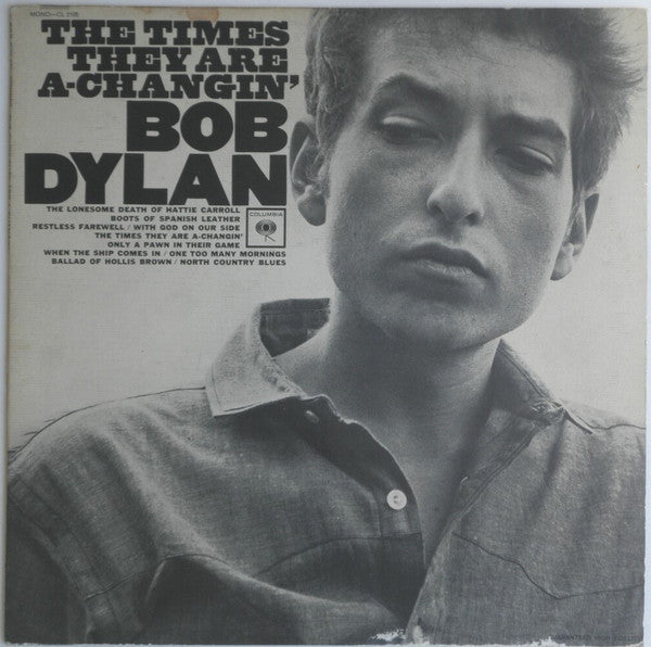 VINYL BOB DYLAN TIMES THEY ARE A CHANGIN'