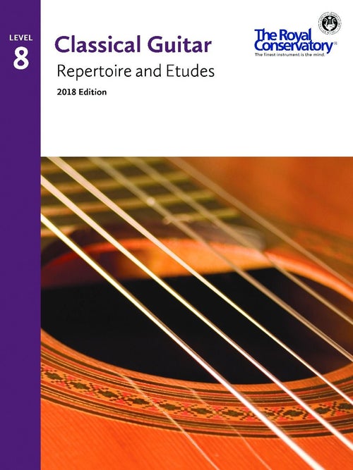 RCM Guitar Repertoire and Etudes Level 8