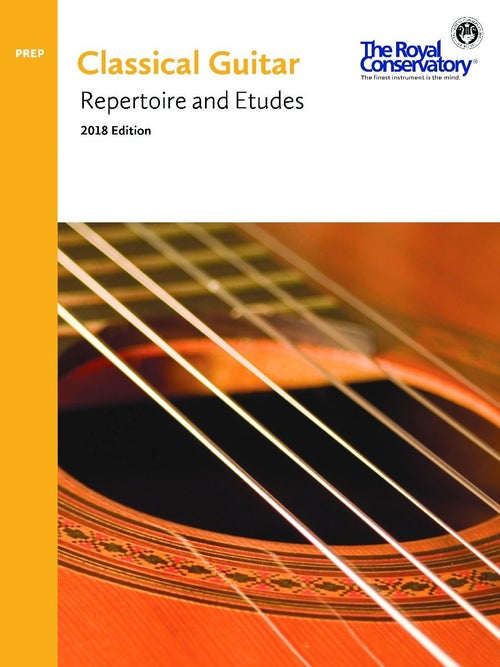 RCM Preparatory Guitar Repertoire and Etudes