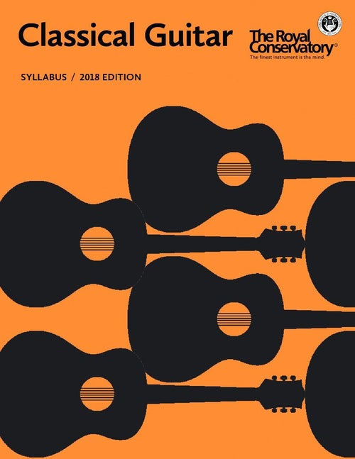 RCM Classical Guitar Syllabus, 2018 Edition
