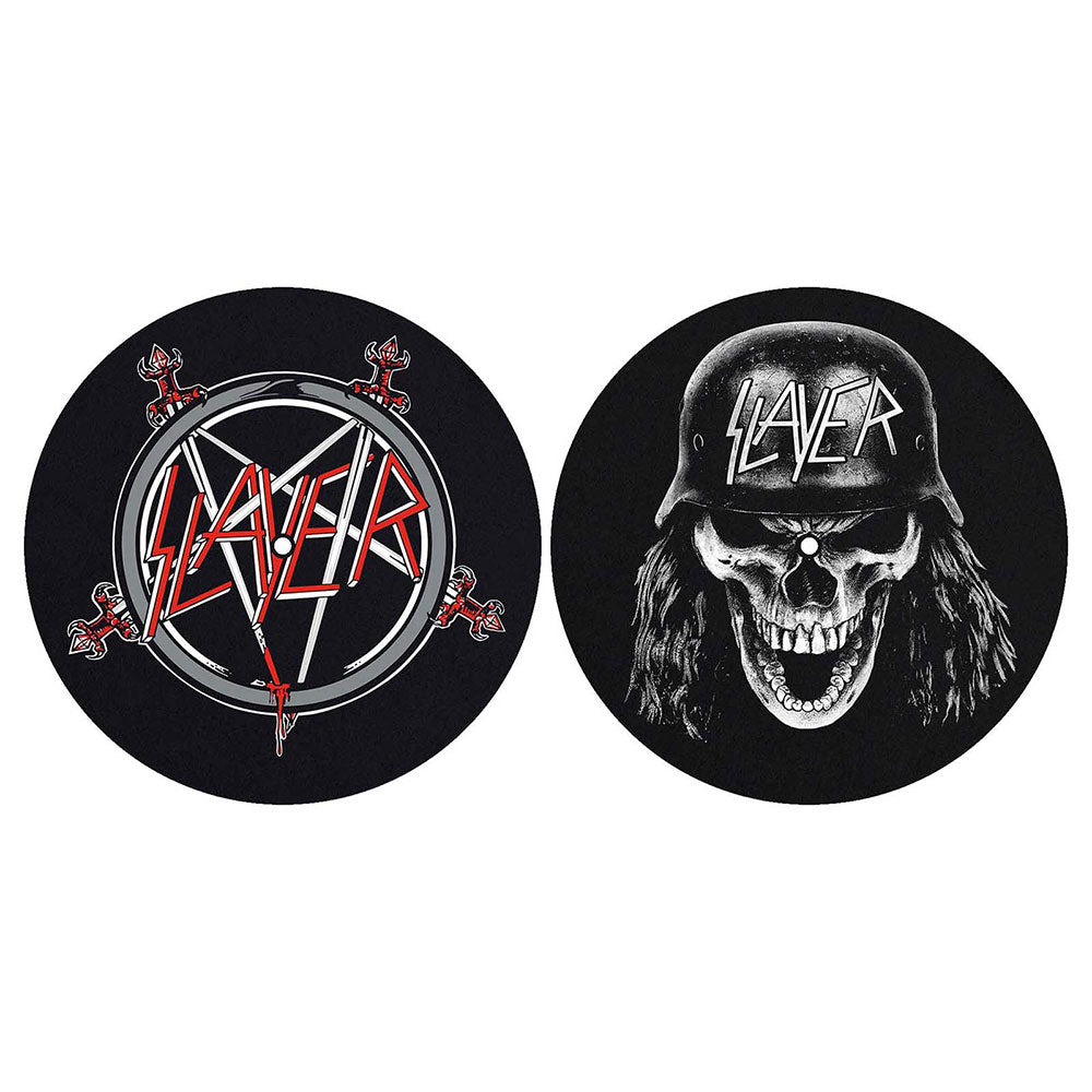 SLAYER TURNTABLE SLIPMAT SET: PENTAGRAM / WEHRMACHT (RETAIL PACK)