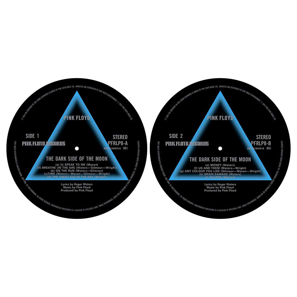 PINK FLOYD TURNTABLE SLIPMAT SET: DARK SIDE OF THE MOON (RETAIL PACK)