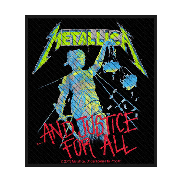 METALLICA STANDARD PATCH: AND JUSTICE FOR ALL