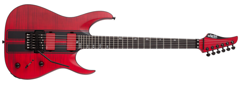 Schecter Banshee GT FR 6-String Electric Guitar, Trans Red