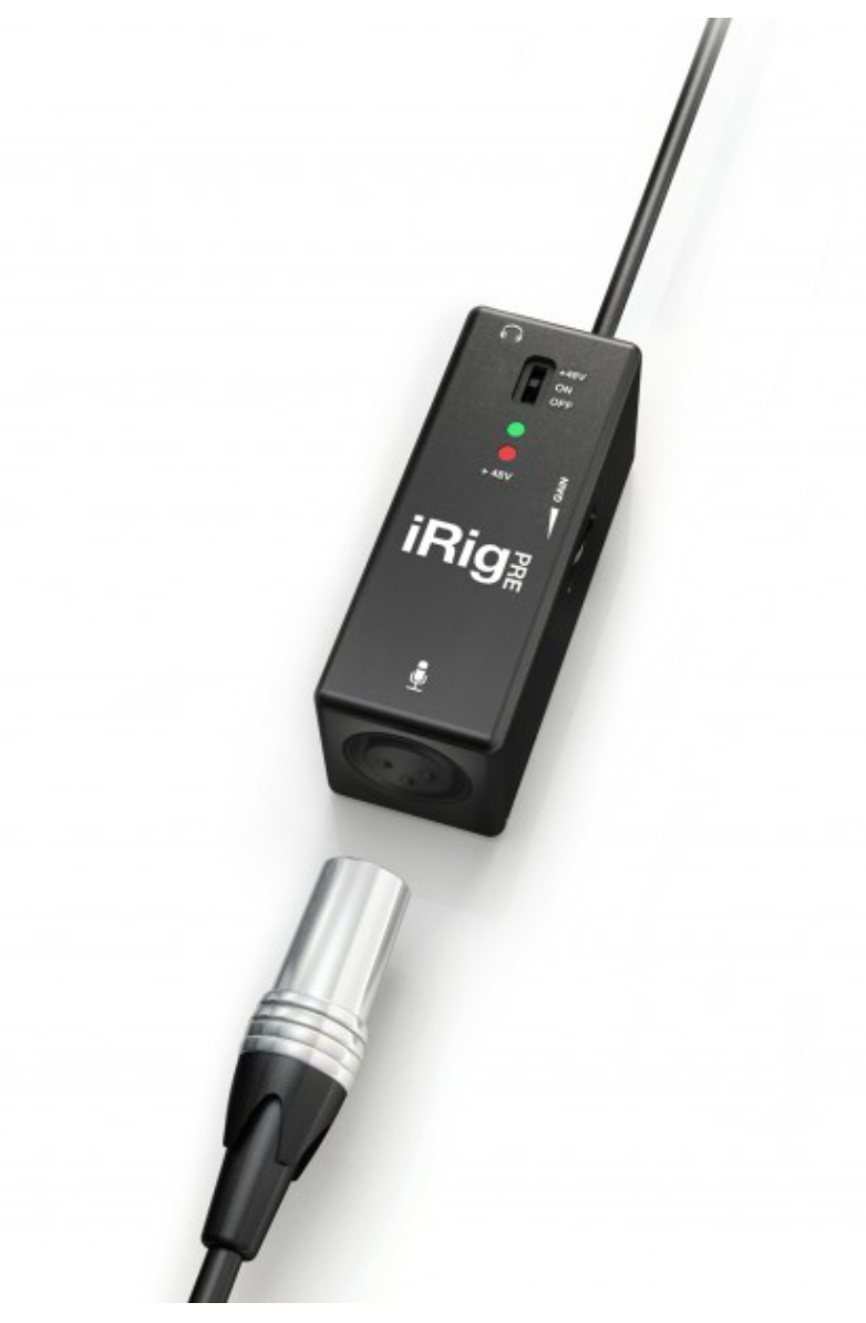 iRig Pre XLR microphone interface for iOS and Android
