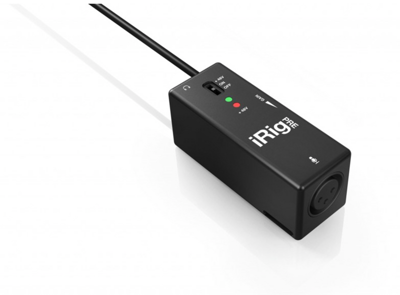 iRig Pre XLR microphone interface for iOS and Android