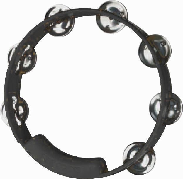 Rhythm Tech Black with Nickel Jingles True Colors Tambourines