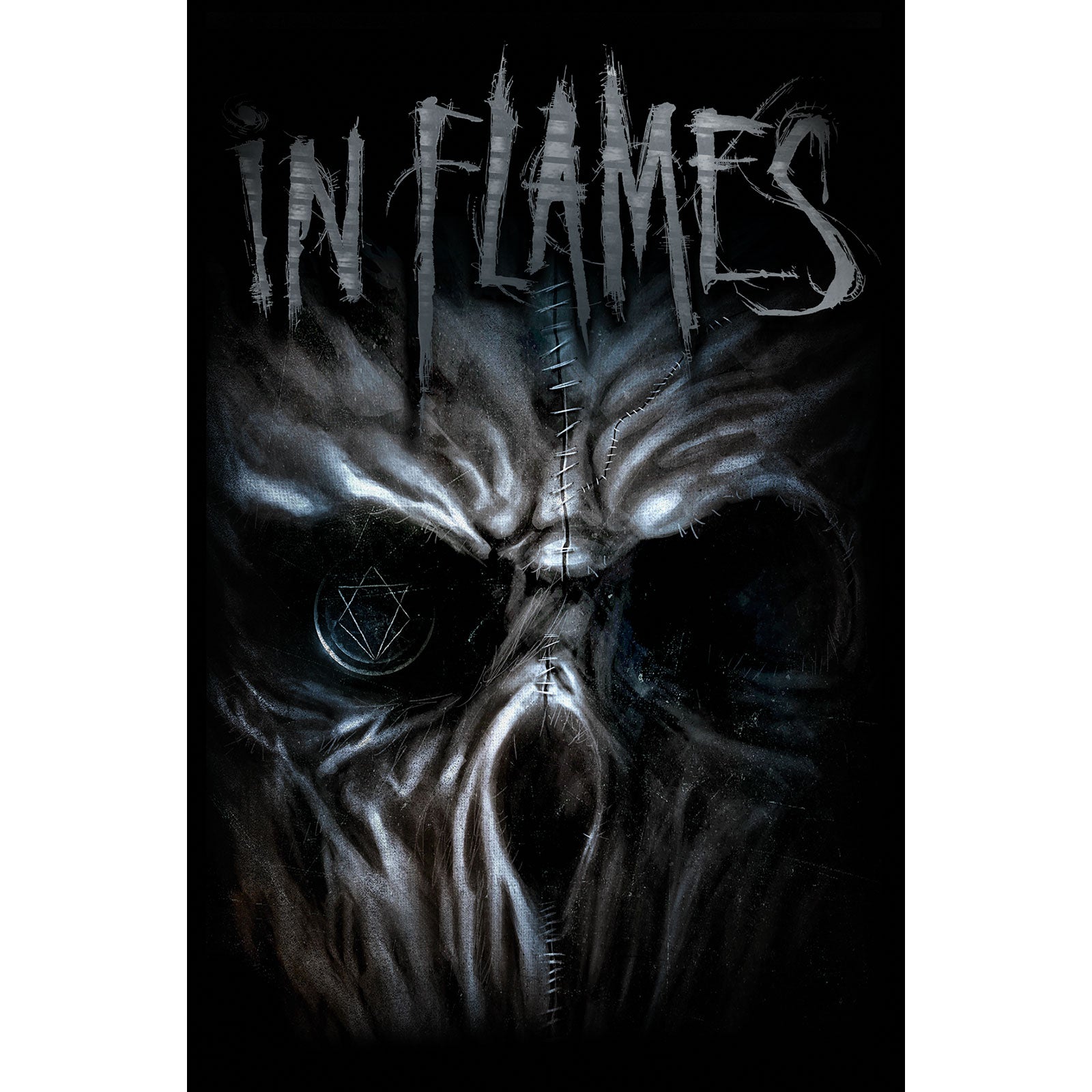 IN FLAMES TEXTILE POSTER: GHOST