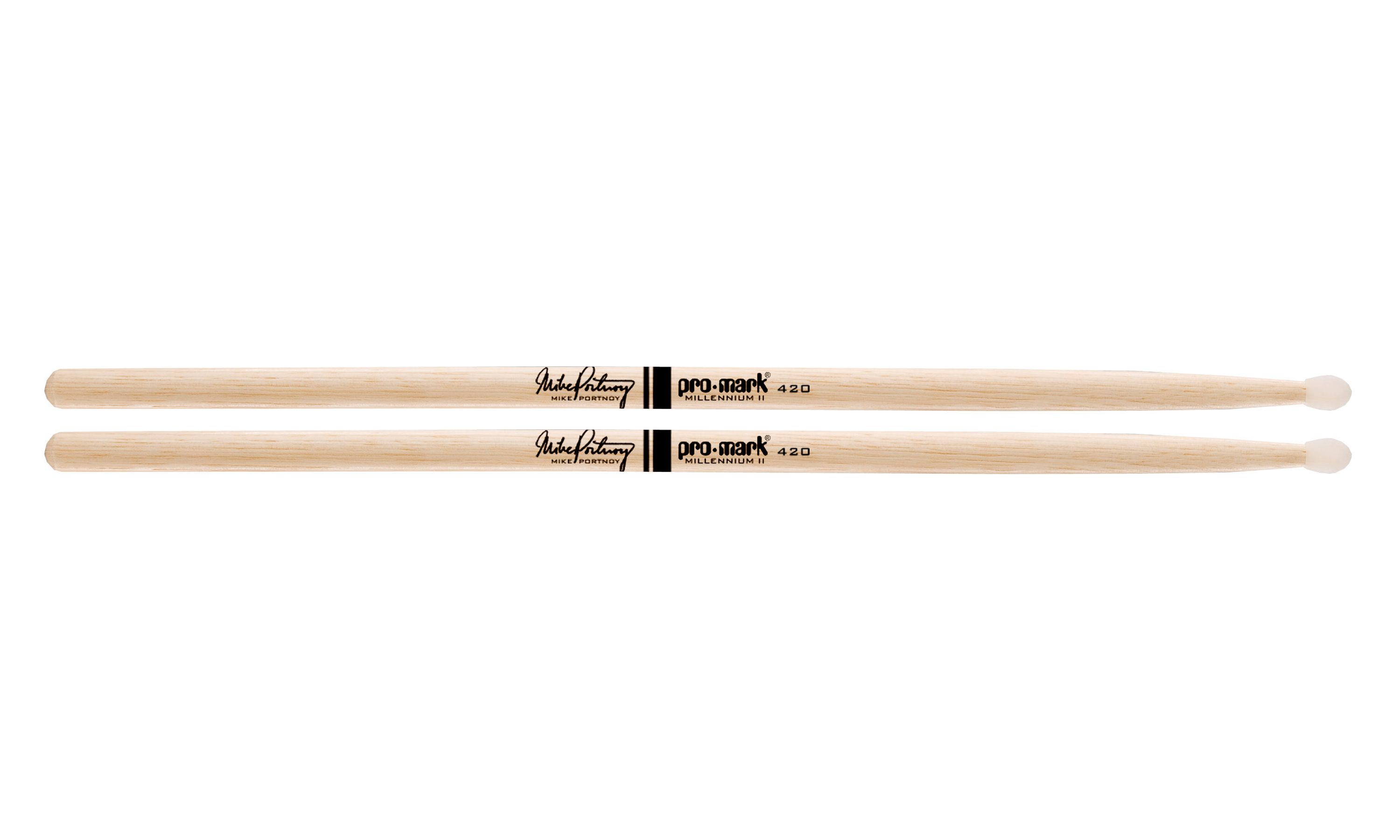 ProMark Hickory 420 Mike Portnoy Nylon Tip Drumstick