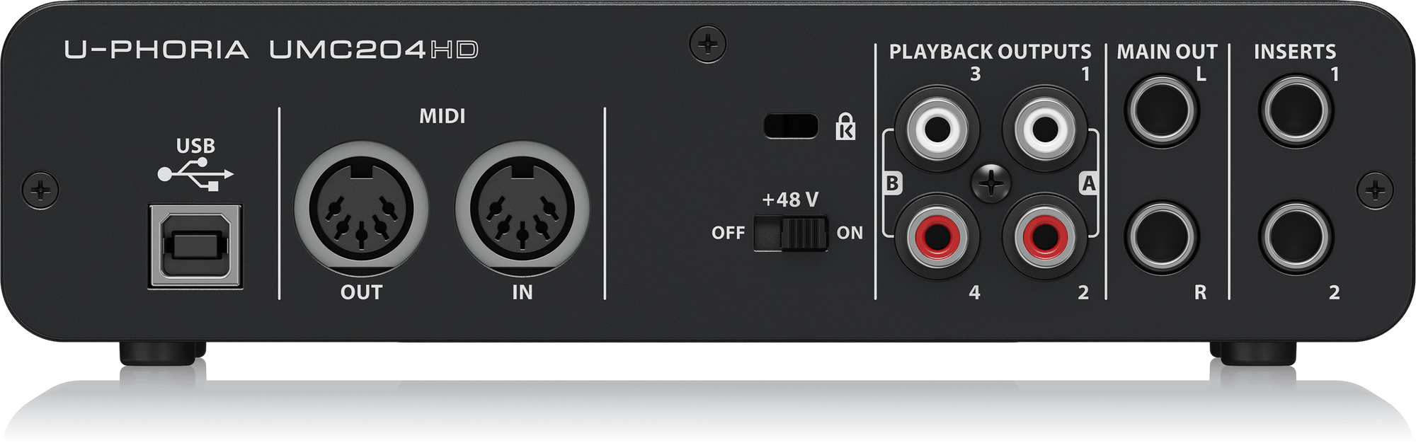 Behringer U-Phoria UMC204HD Audio Interface