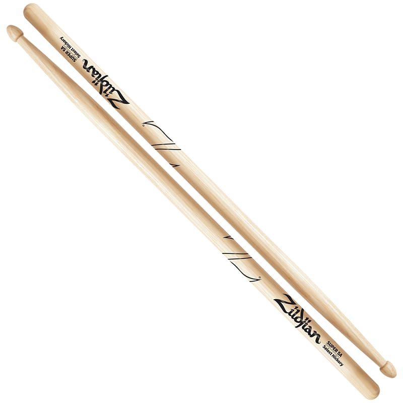 Zildjian 5A Natural Finish Wood Tip Drumsticks