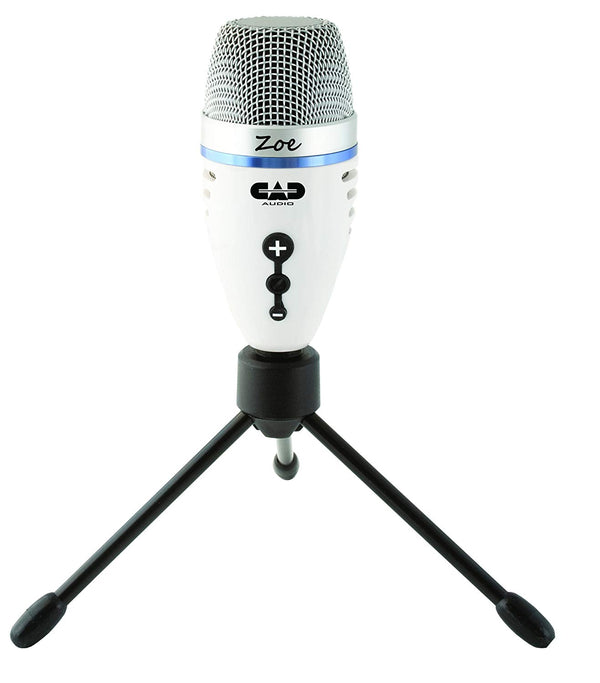 CAD Zoe USB Condenser Recording Microphone with TrakMix Headphone Output