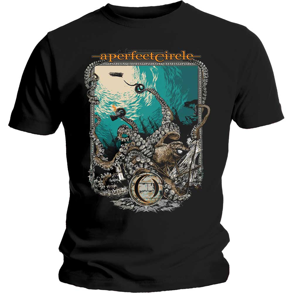 A PERFECT CIRCLE UNISEX T - SHIRT: THE DEPTHS by Rock Off Trade