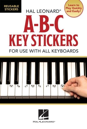 ABC KEYBOARD STICKERS by Hal Leonard