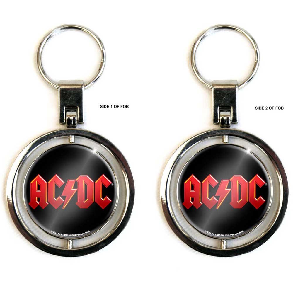 AC/DC KEYCHAIN: LOGO (SPINNER) by Rock Off Trade