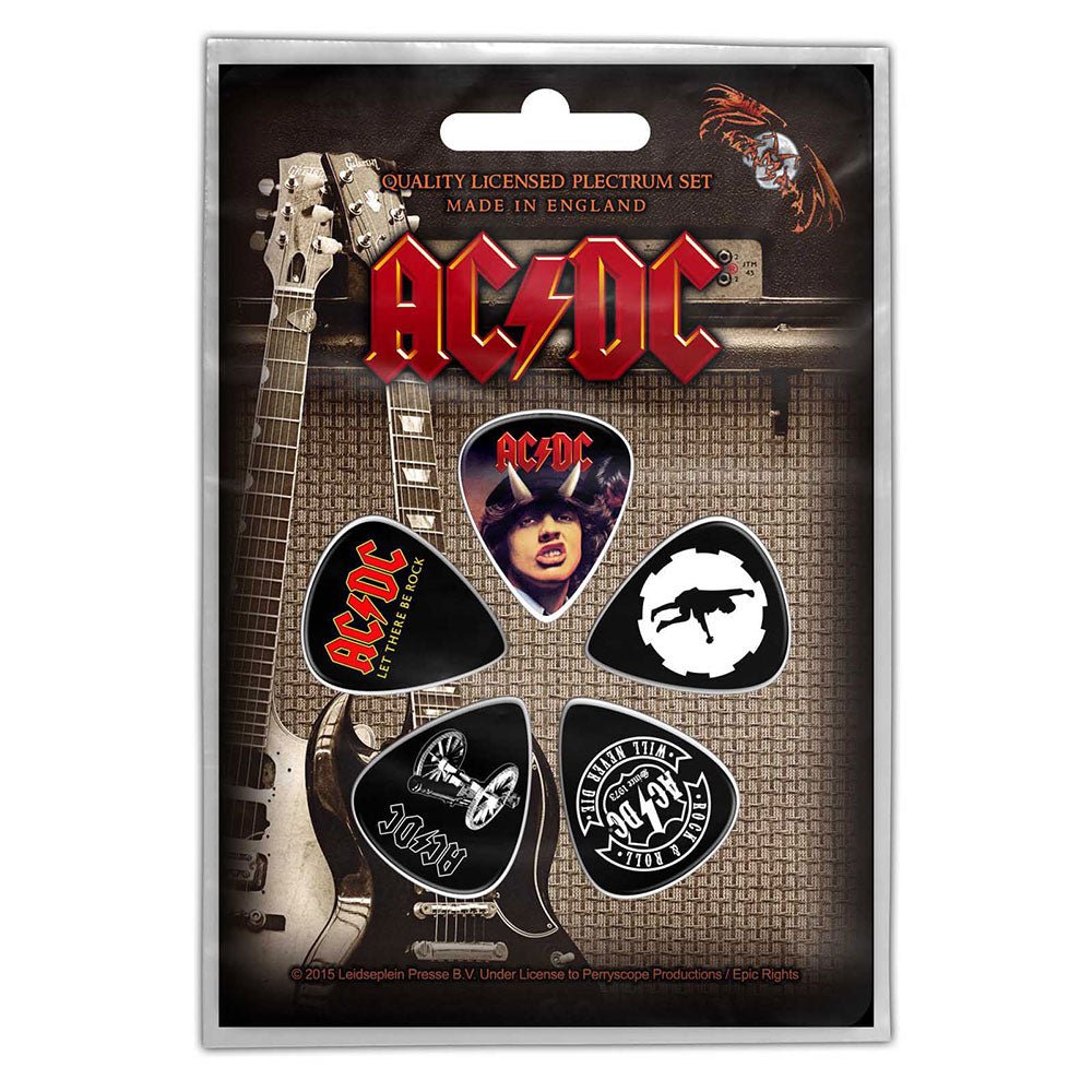 AC/DC PLECTRUM PACK: HIGHWAY / FOR THOSE / LET THERE by Rock Off Trade