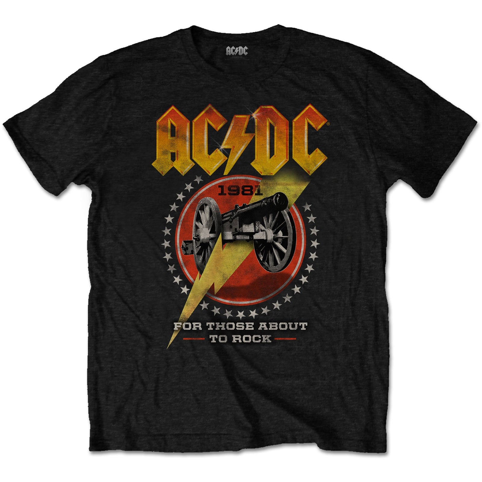 AC/DC UNISEX T - SHIRT: FOR THOSE ABOUT TO ROCK 81 by Rock Off Trade