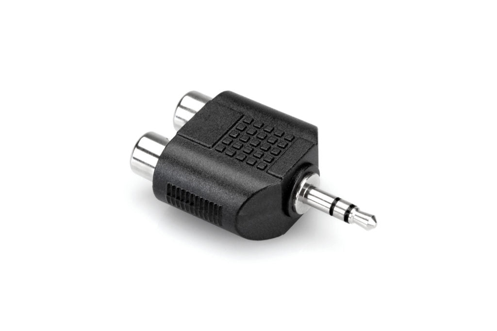 Adaptor, Dual RCA to 3.5 mm TRS by Yorkville