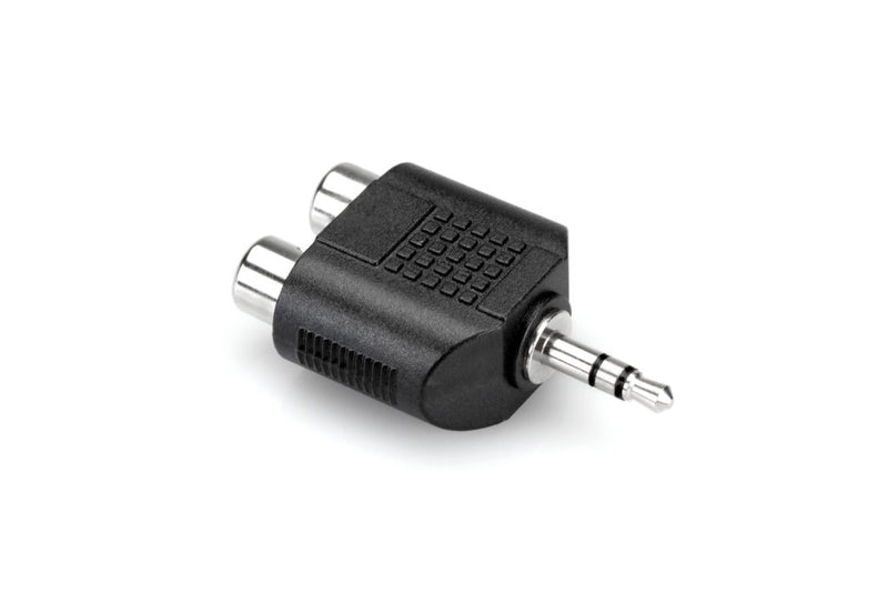 Adaptor, Dual RCA to 3.5 mm TRS