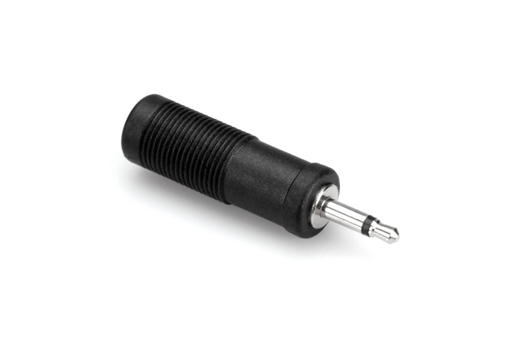 Hosa Adaptor, 1/4 in TS to 3.5 mm TS