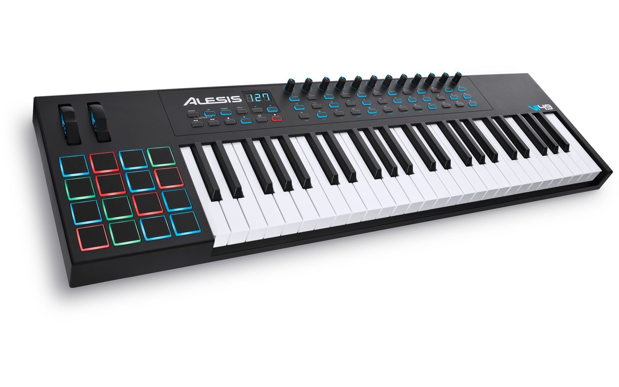 Alesis VI49 Advanced 49 - Key USB/MIDI Keyboard Controller by inMusic
