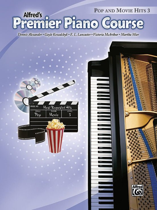 Alfred Premier Piano Course - Pop and Movie Hits 3 by Alfred Publishing