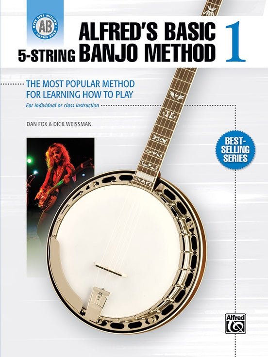 Alfred's Basic 5 - String Banjo Method 1 by Alfred Publishing