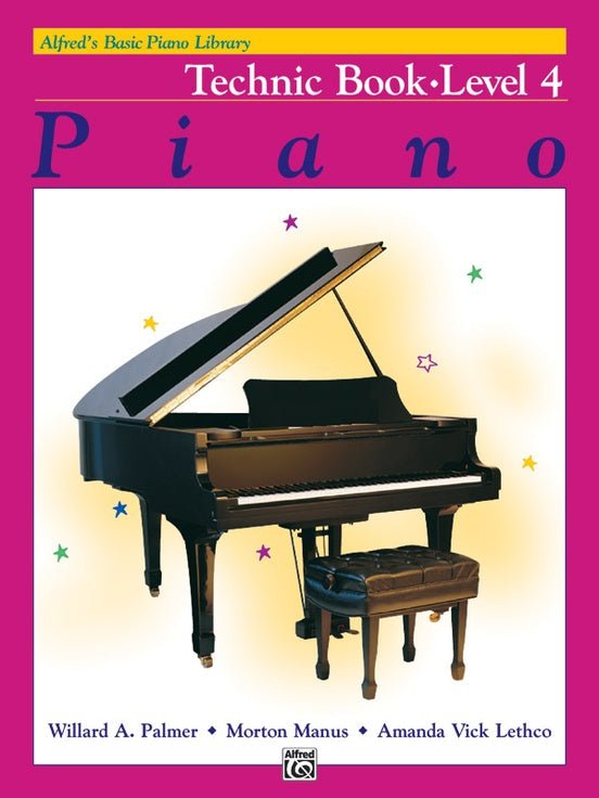 Alfred's Basic Piano Library: Technic Book 4 by Alfred Publishing