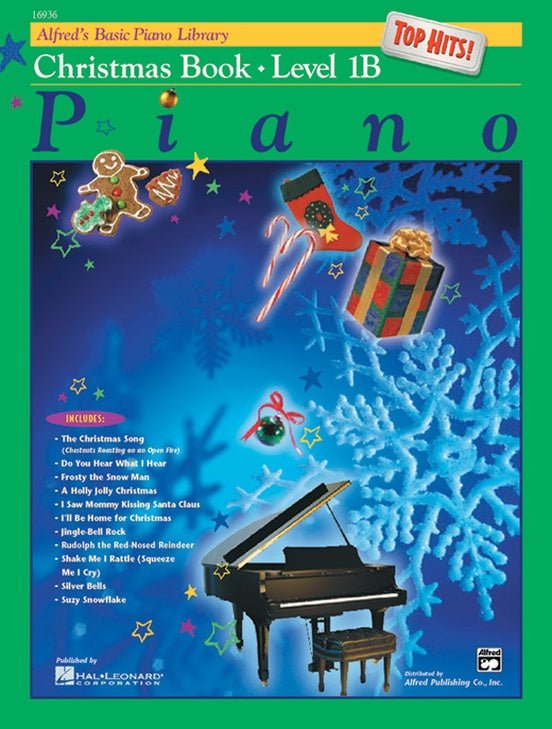 Alfred's Basic Piano Library: Top Hits! Christmas Book 1B by Alfred Publishing