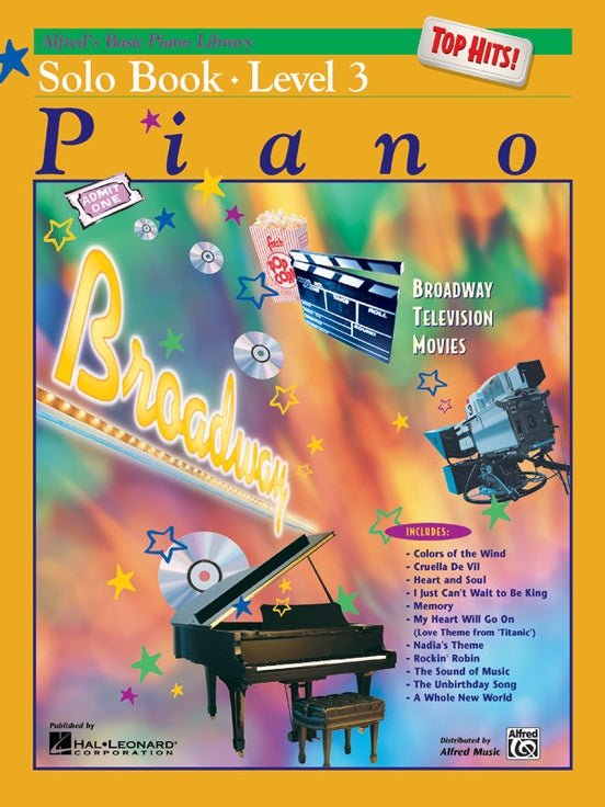 Alfred's Basic Piano Library: Top Hits! Solo Book 3 by Alfred Publishing