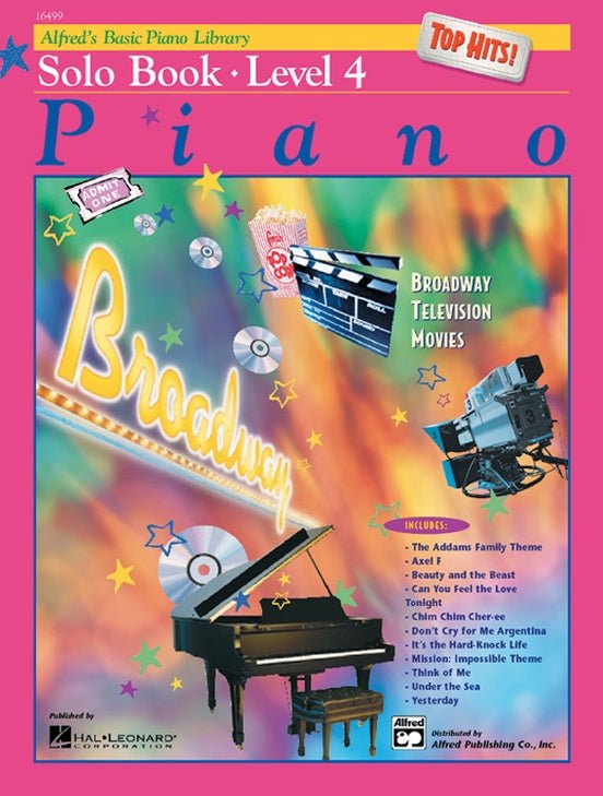 Alfred's Basic Piano Library: Top Hits! Solo Book 4 by Alfred Publishing
